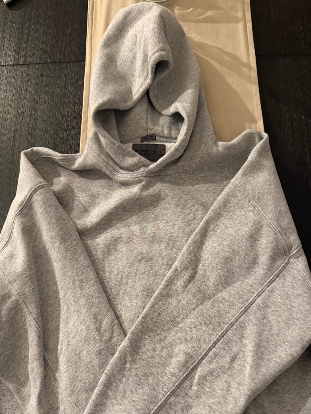 Abercrombie Oversized Hoodie Grey XL